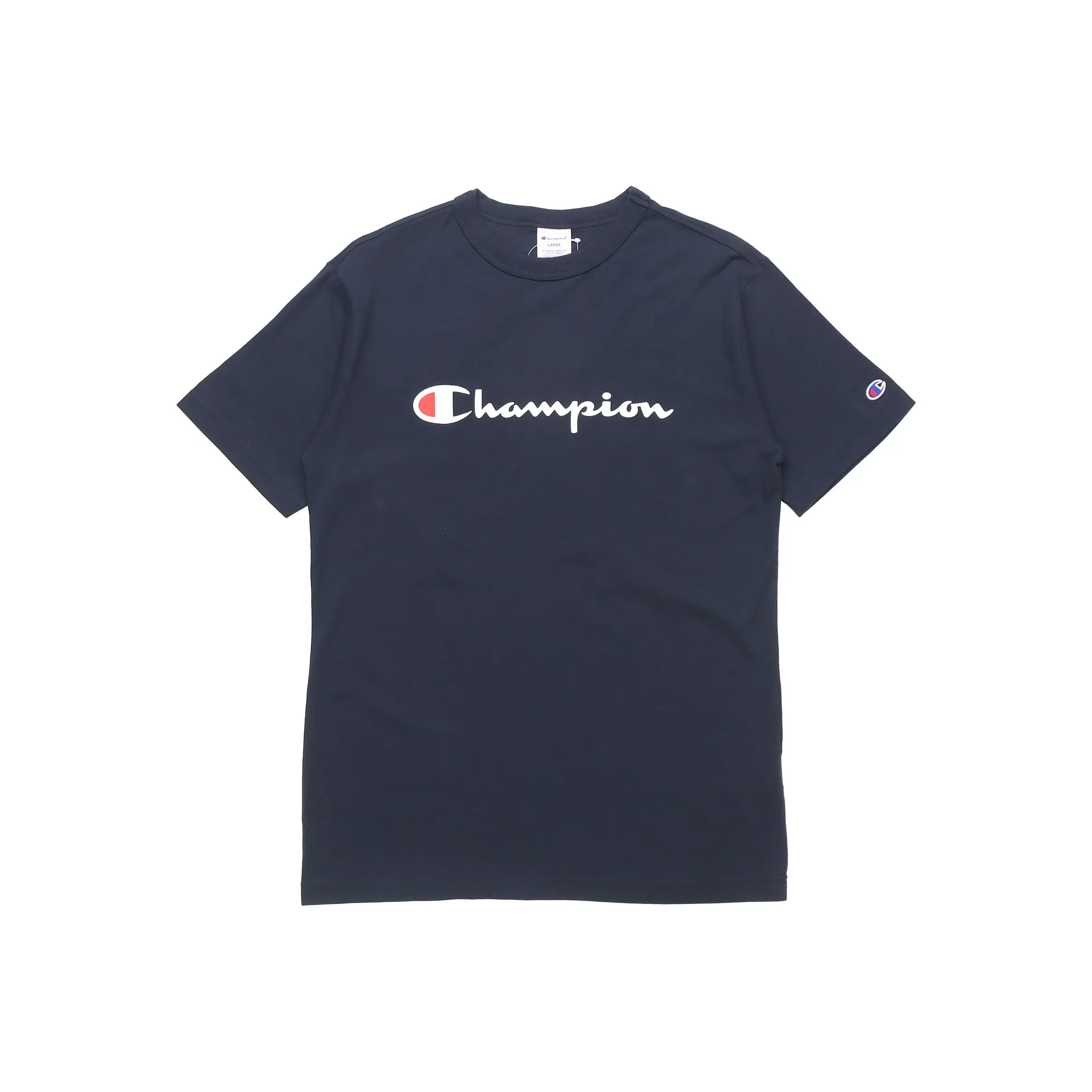 Champion T-Shirt Японская версия Унисекс Темно-синий