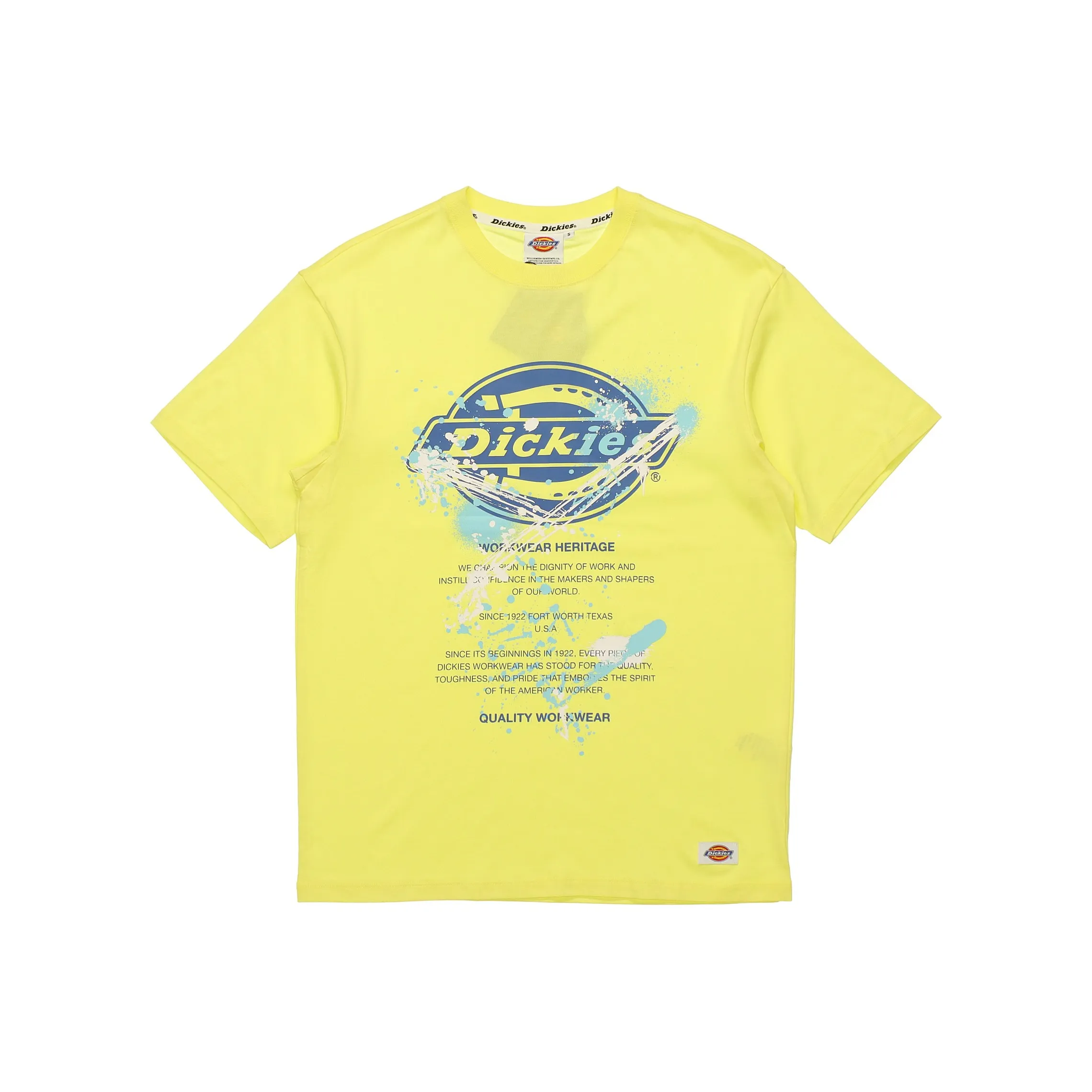 Dickies Straight T Shirt Men's Light Lemon
