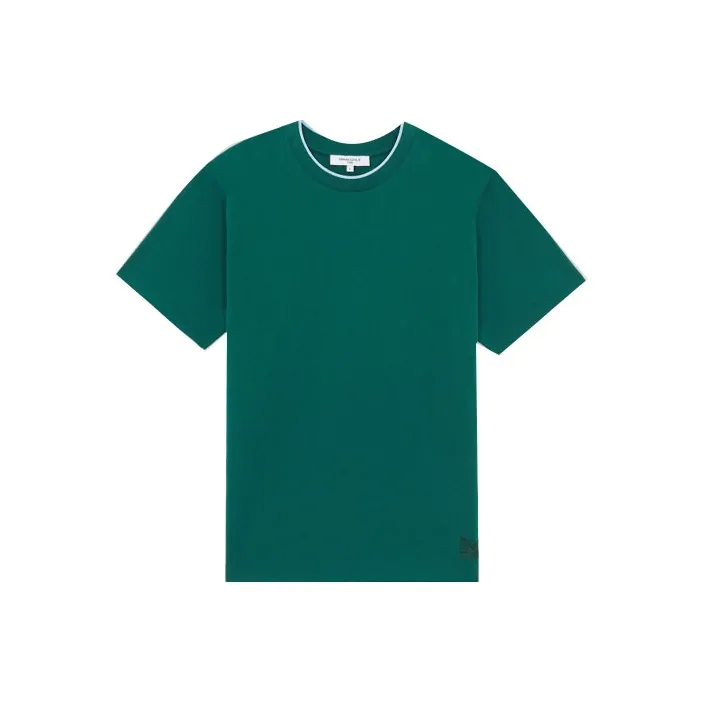 Maison Kitsune Зеленая Мужская T-Рубашка