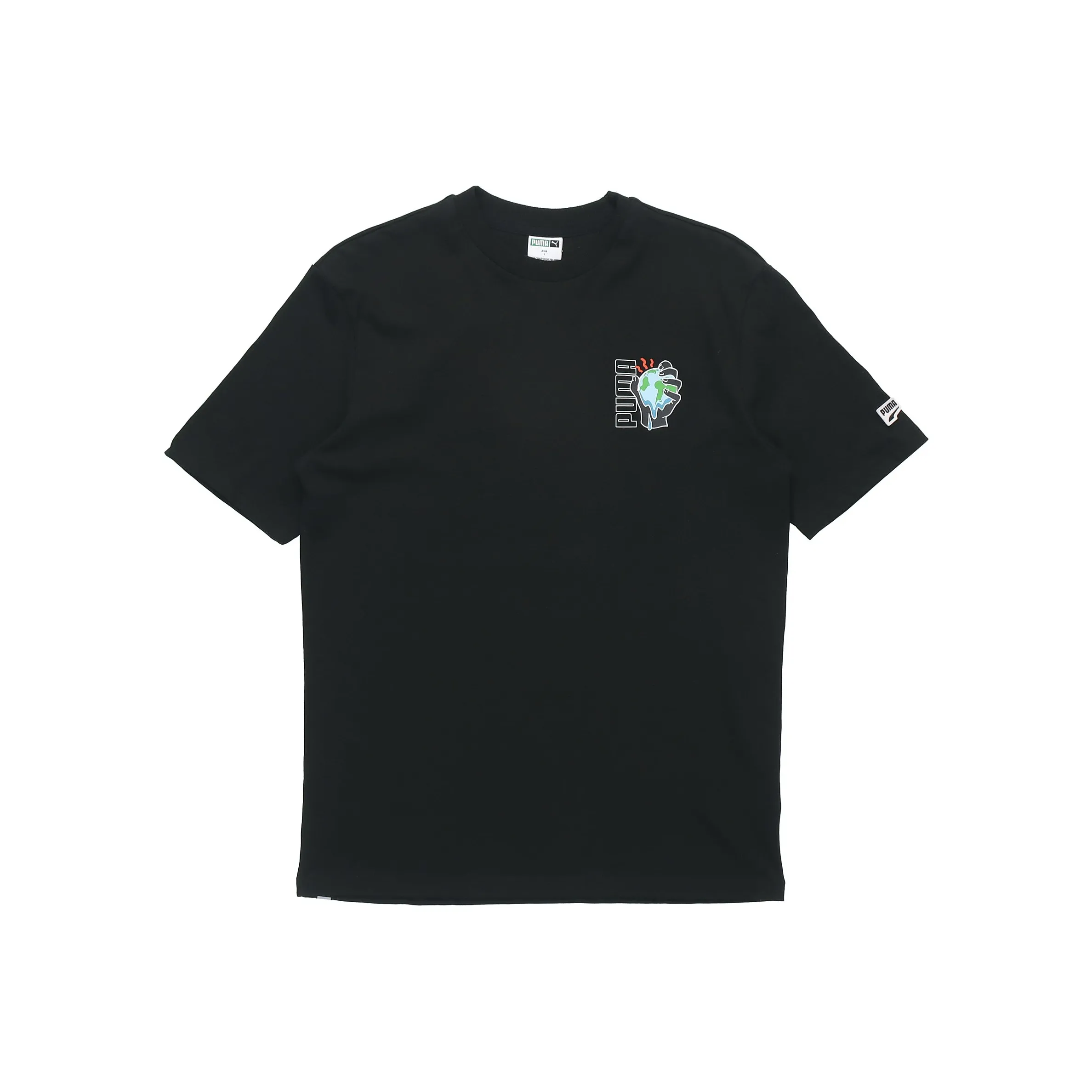 PUMA Downtown Черная Мужская Футболка