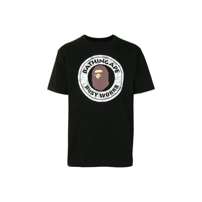 A BATHING APE Space Camo Busy Works Tee