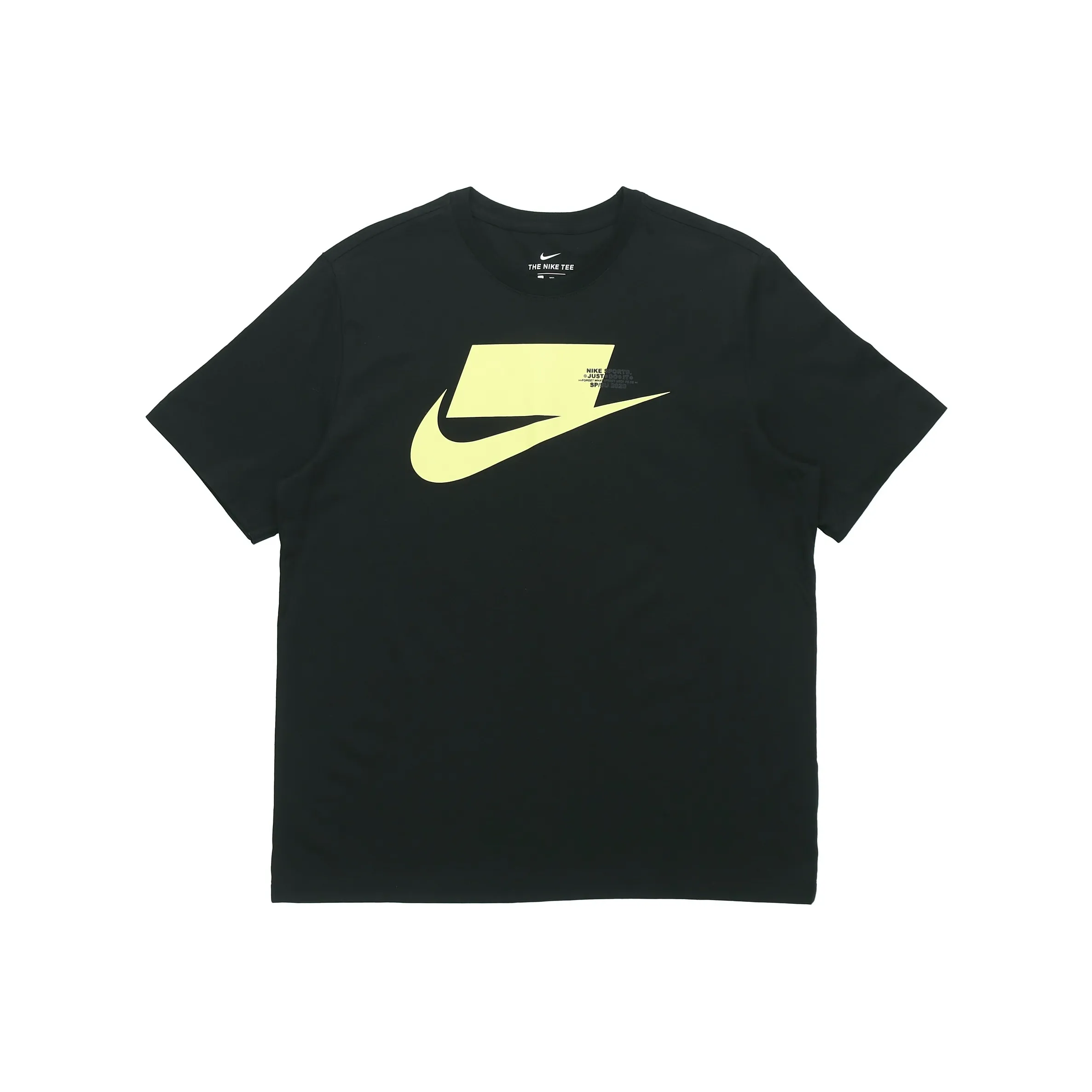 Nike T Shirt Men's Black Yellow