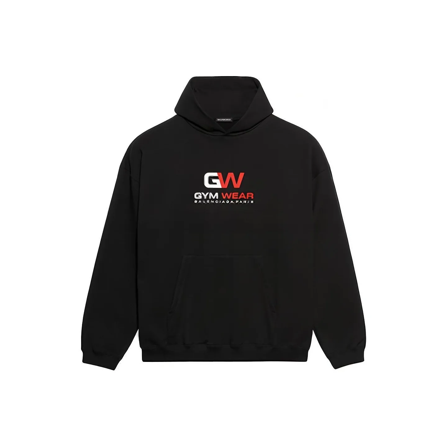 Balenciaga Gym Wear Print Hoodie