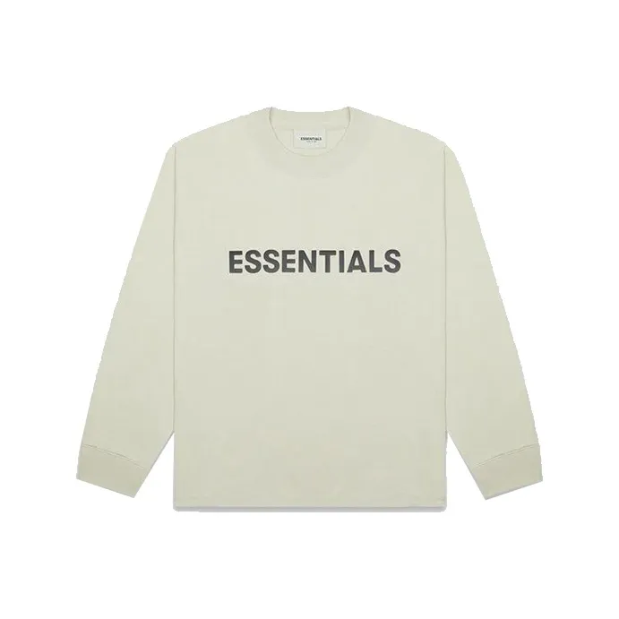 Fear Of God Essentials 3D Silicon Applique Boxy Long Sleeve T Shirt