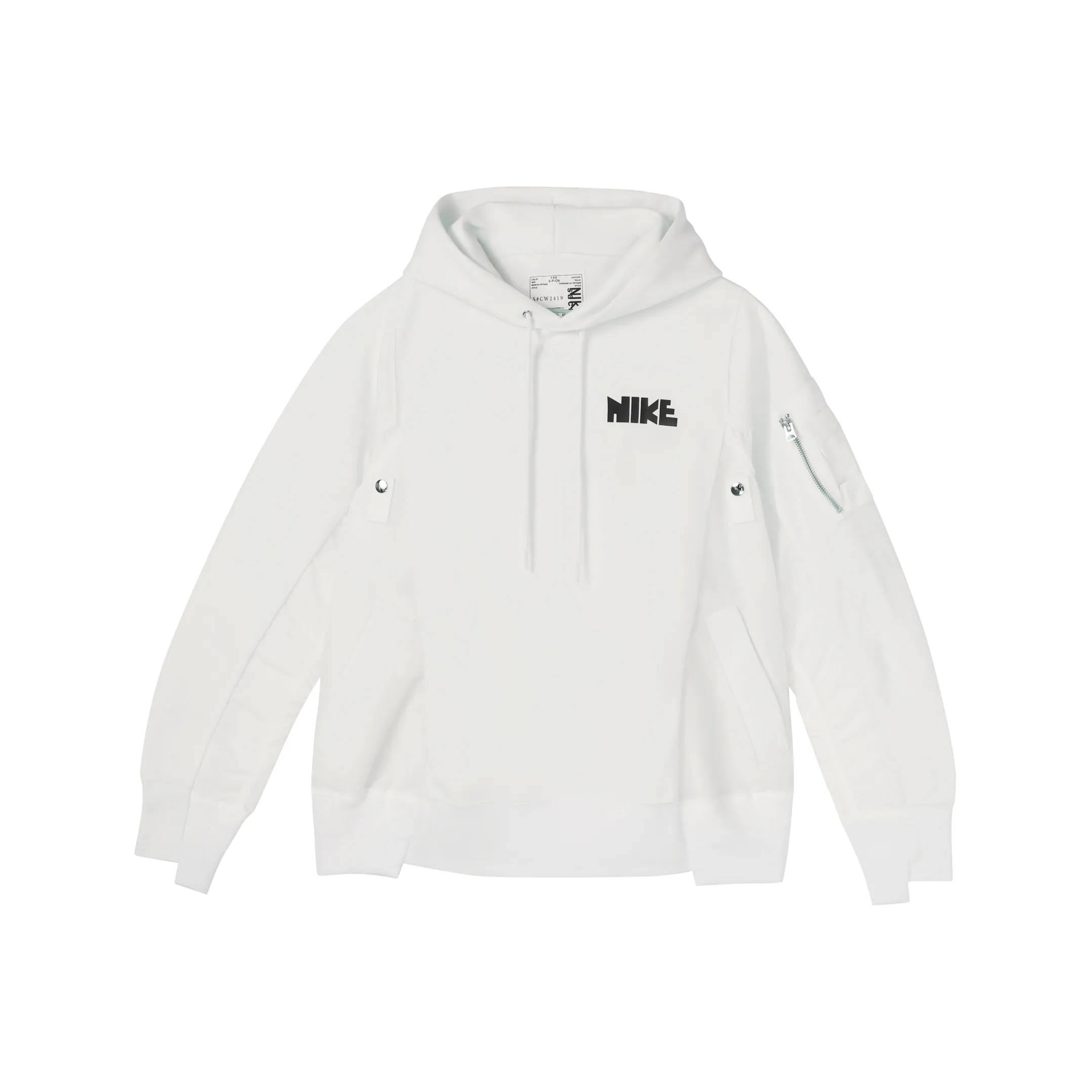 Nike X Sacai Hoodie 'White'