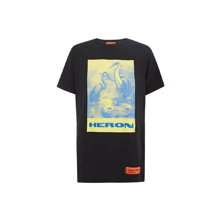 HERON PRESTON Мужские черные рубашки T