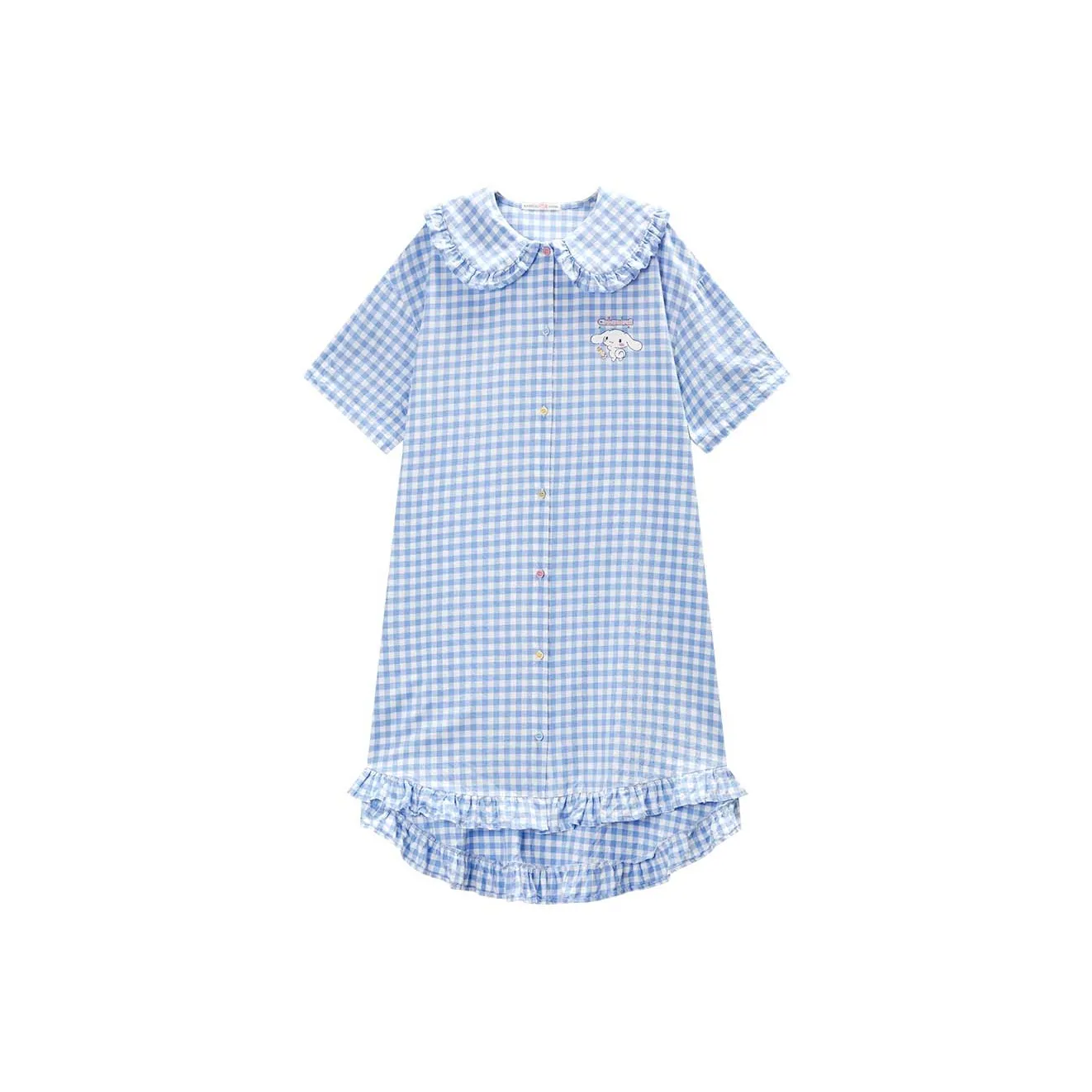 GUKOO x Sanrio/ Yugui Dog Nightgown Women's Sky Blue