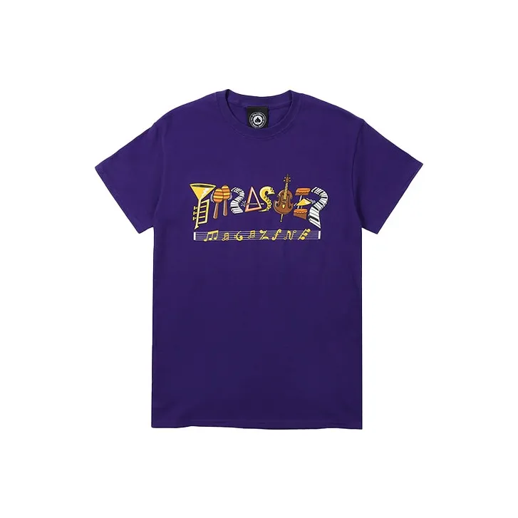 Thrasher Фиолетовый Унисекс T-рубашки
