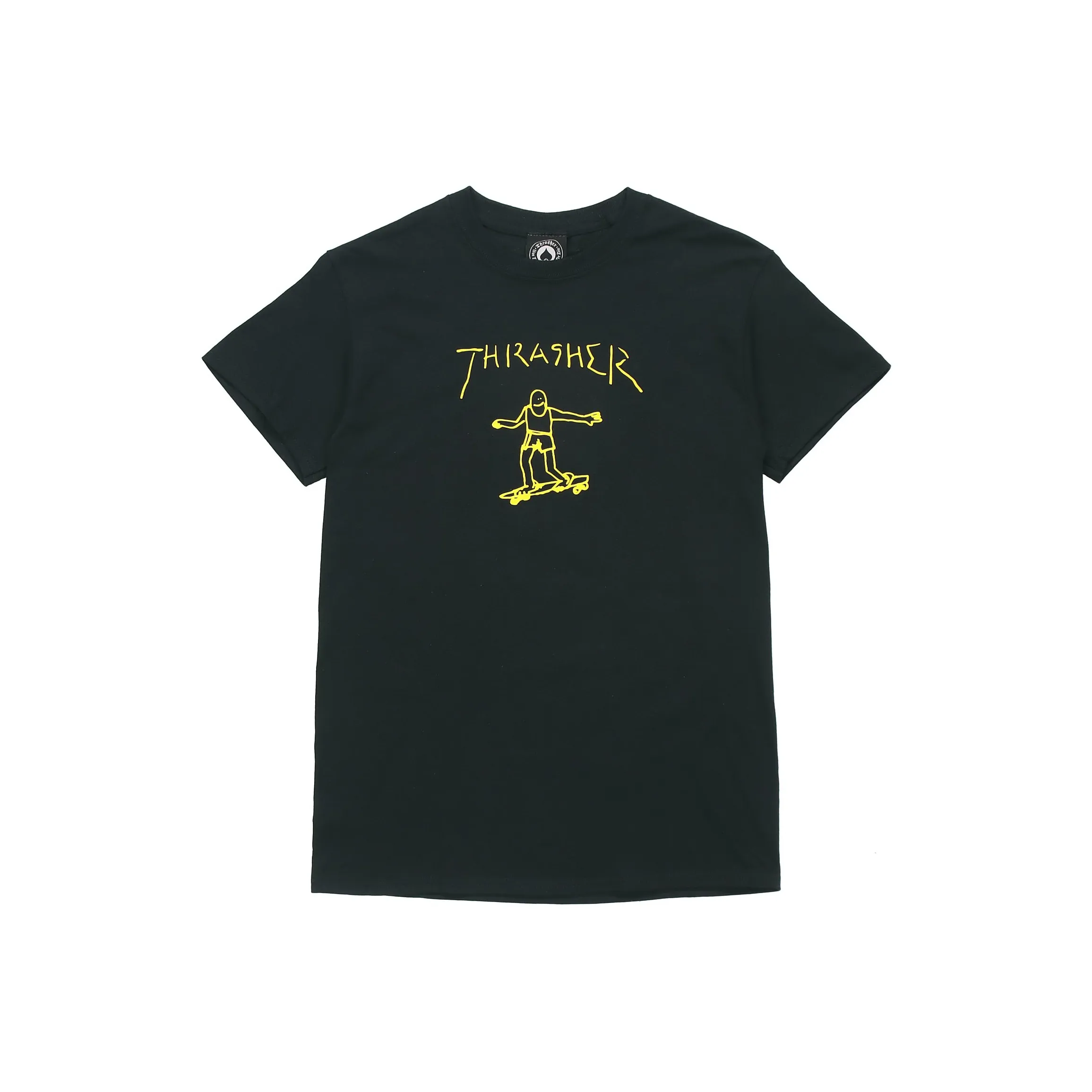 Thrasher Skater Graphic T Shirt Black