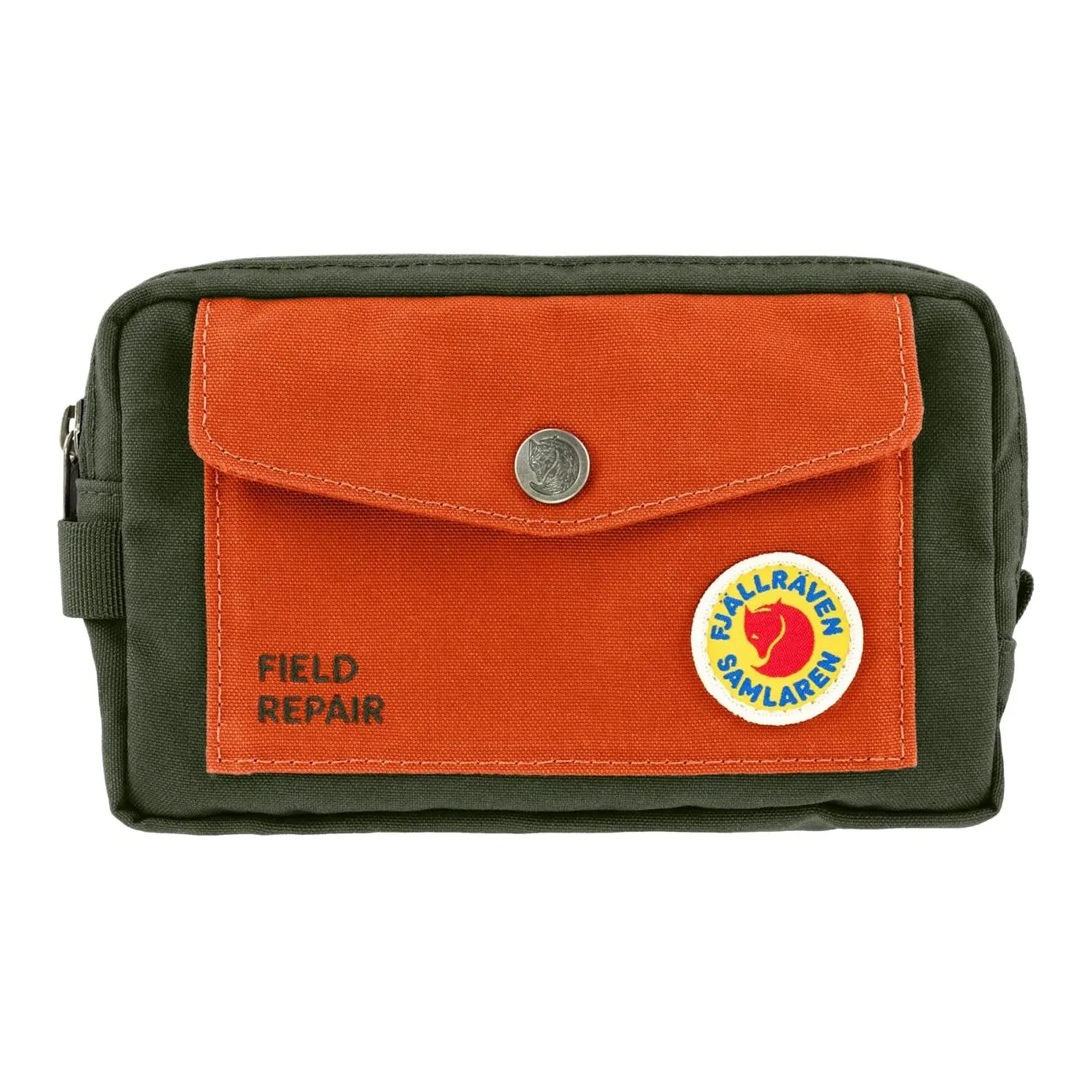 Fjallraven Переработанный полиэстер Путешествие Мешок для хранения Унисекс Оливково-зеленый и Апельсин