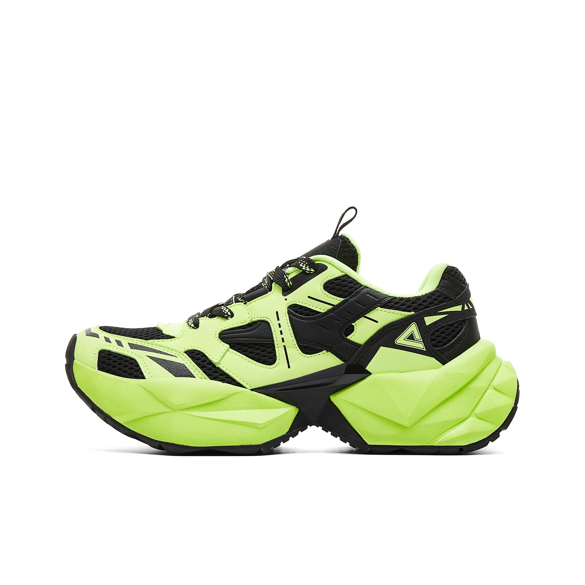 PEAK Низкий Топ Casual Мужской Неон Зеленый Черный