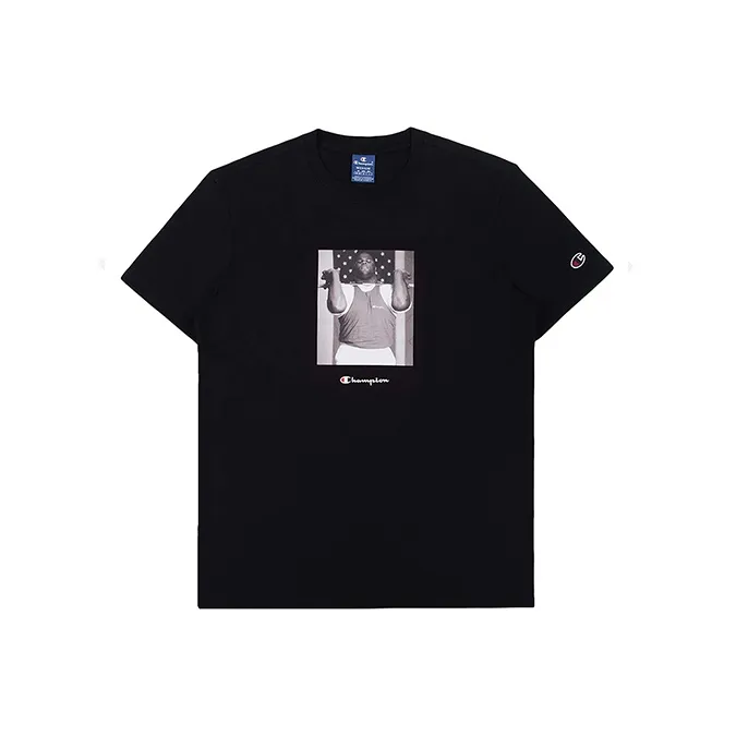 Champion Black Унисекс T-рубашка