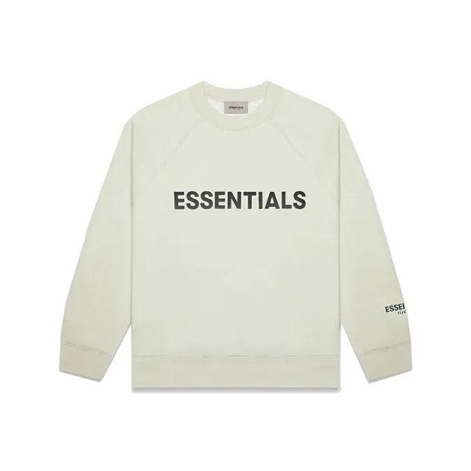 Fear Of God Essentials Свитшот Унисекс Серый Зеленый