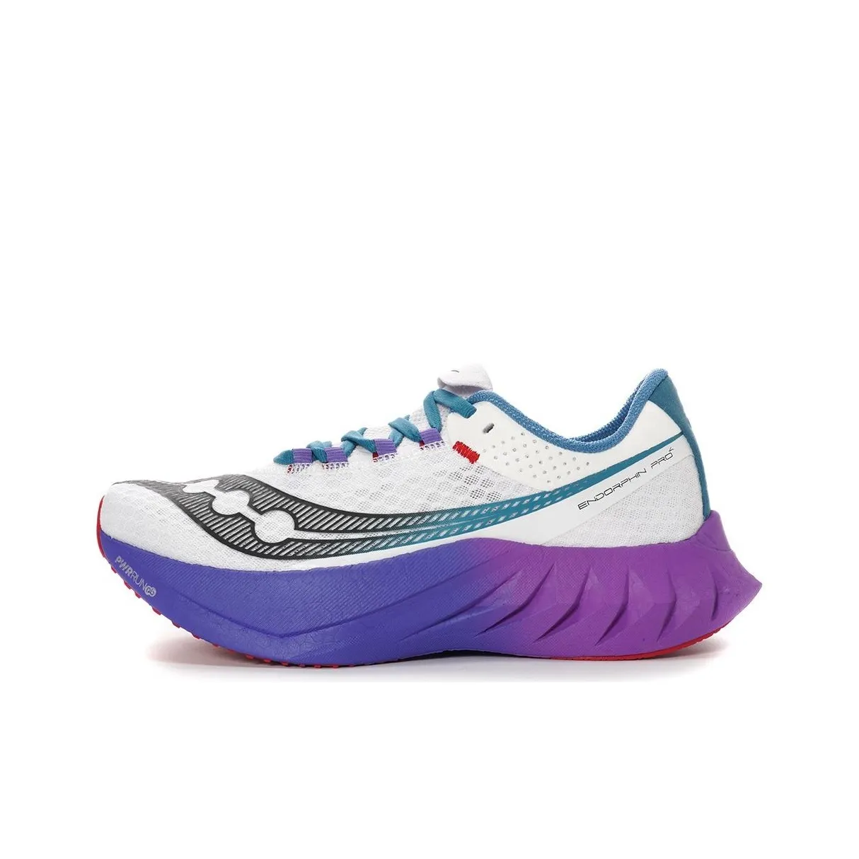 Saucony Endorphin Pro 4 Low Top Running Shoes Men's White Purple