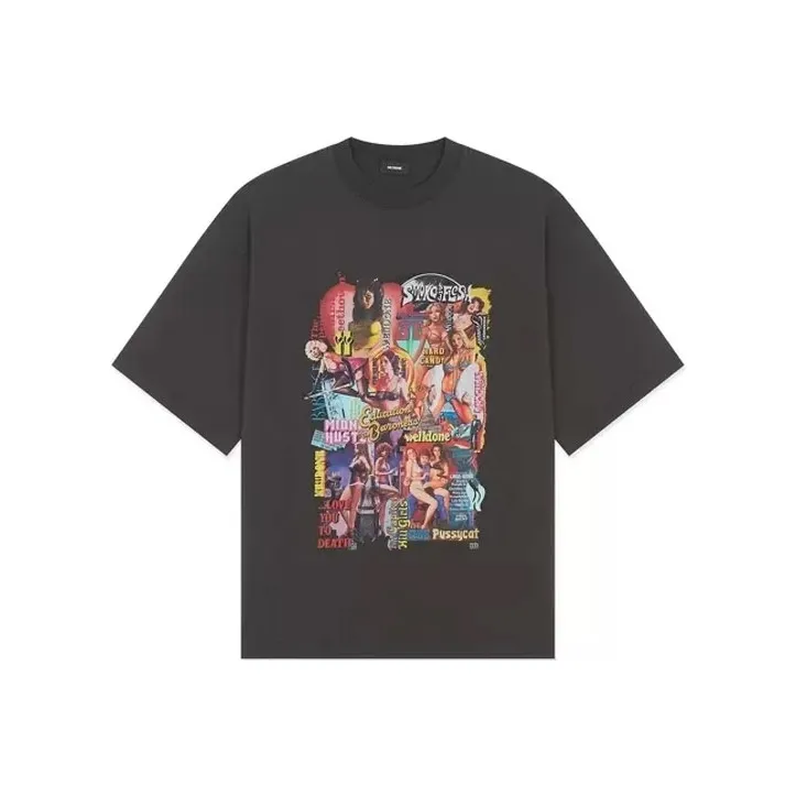 WE11DONE New Movie Collage T Shirt