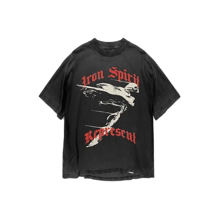 REPRESENT Мужские черные футболки