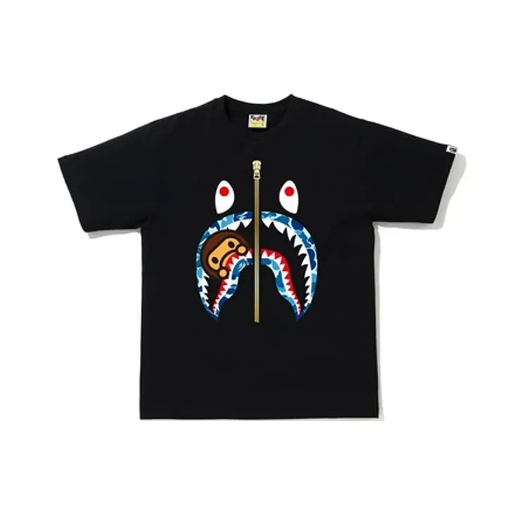 A BATHING APE Abc Camo Milo Shark Tee