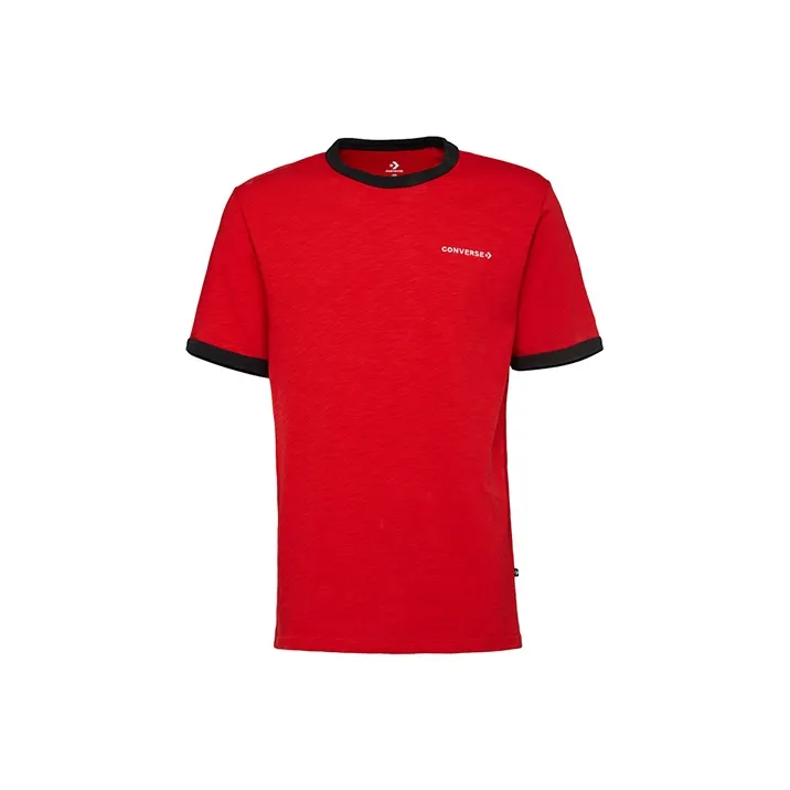 Converse Slub Ringer T Shirt Men's Red
