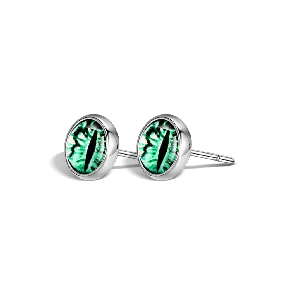 Inkopper Titanium Steel Stud Earrings Unisex