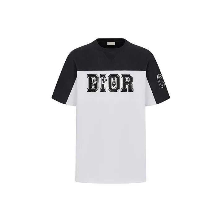 DIOR Quarterly New Products Белые Мужские T-Рубашки