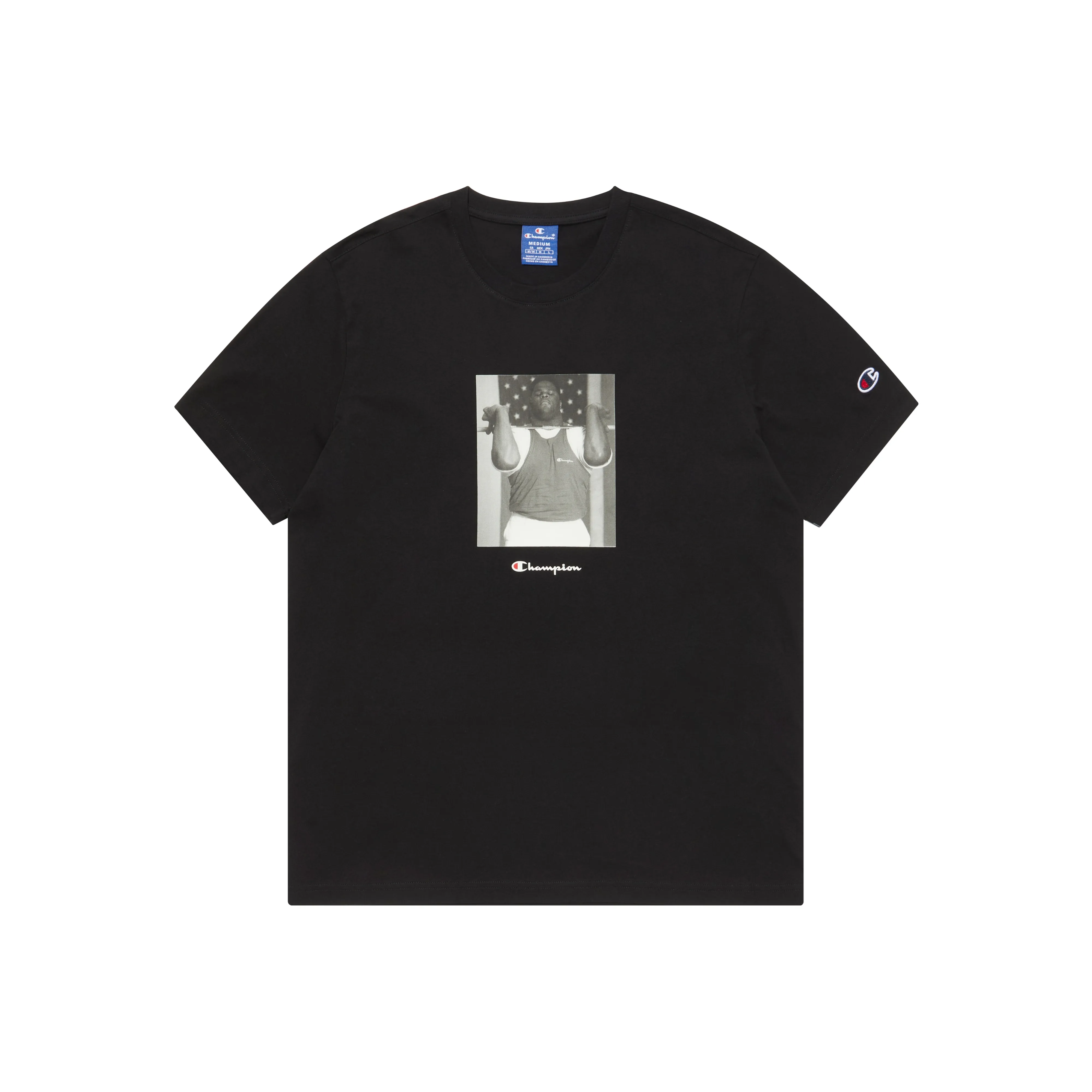 Champion Black Унисекс T-рубашка