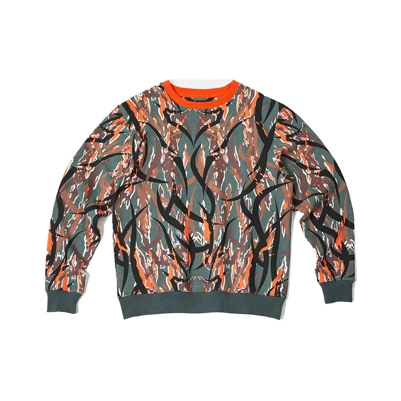 CLOT Sweatshirts Men Olive Green