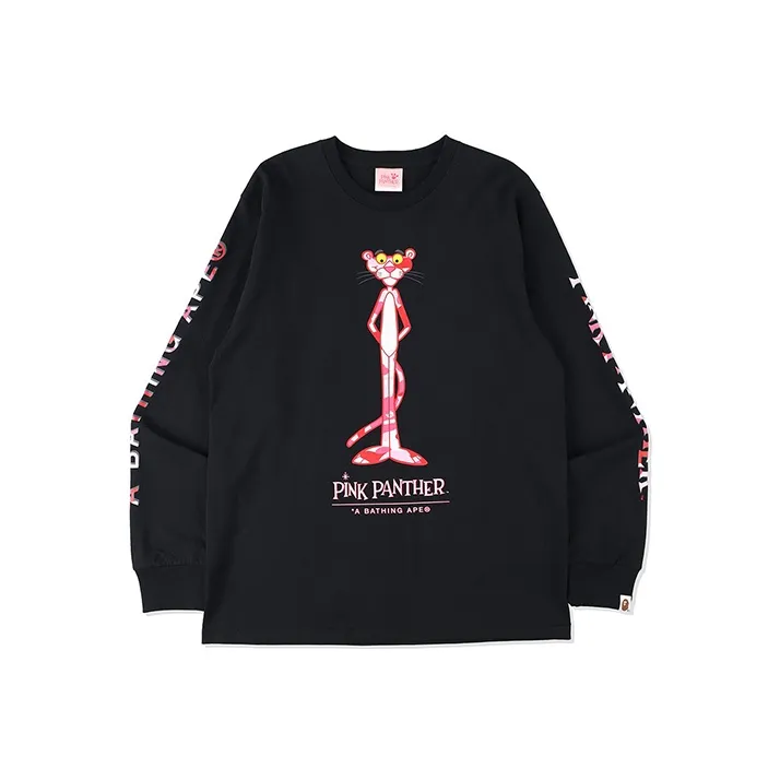 Bape X Pink Panther Long Sleeve Tee