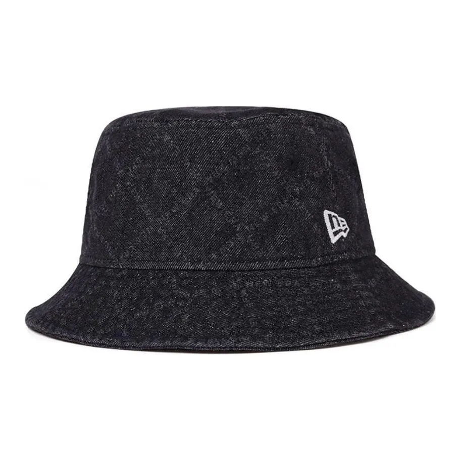 New Era Cotton Bucket Hats Унисекс Черный