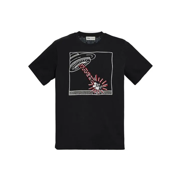 COACH Мужские черные T-рубашки