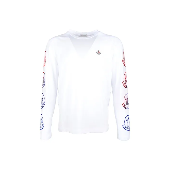 Moncler T Shirts Men's White