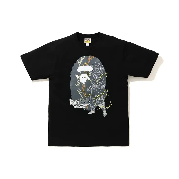 A BATHING APE X Dragon Ball Z Son Gohan Big Ape Head Tee