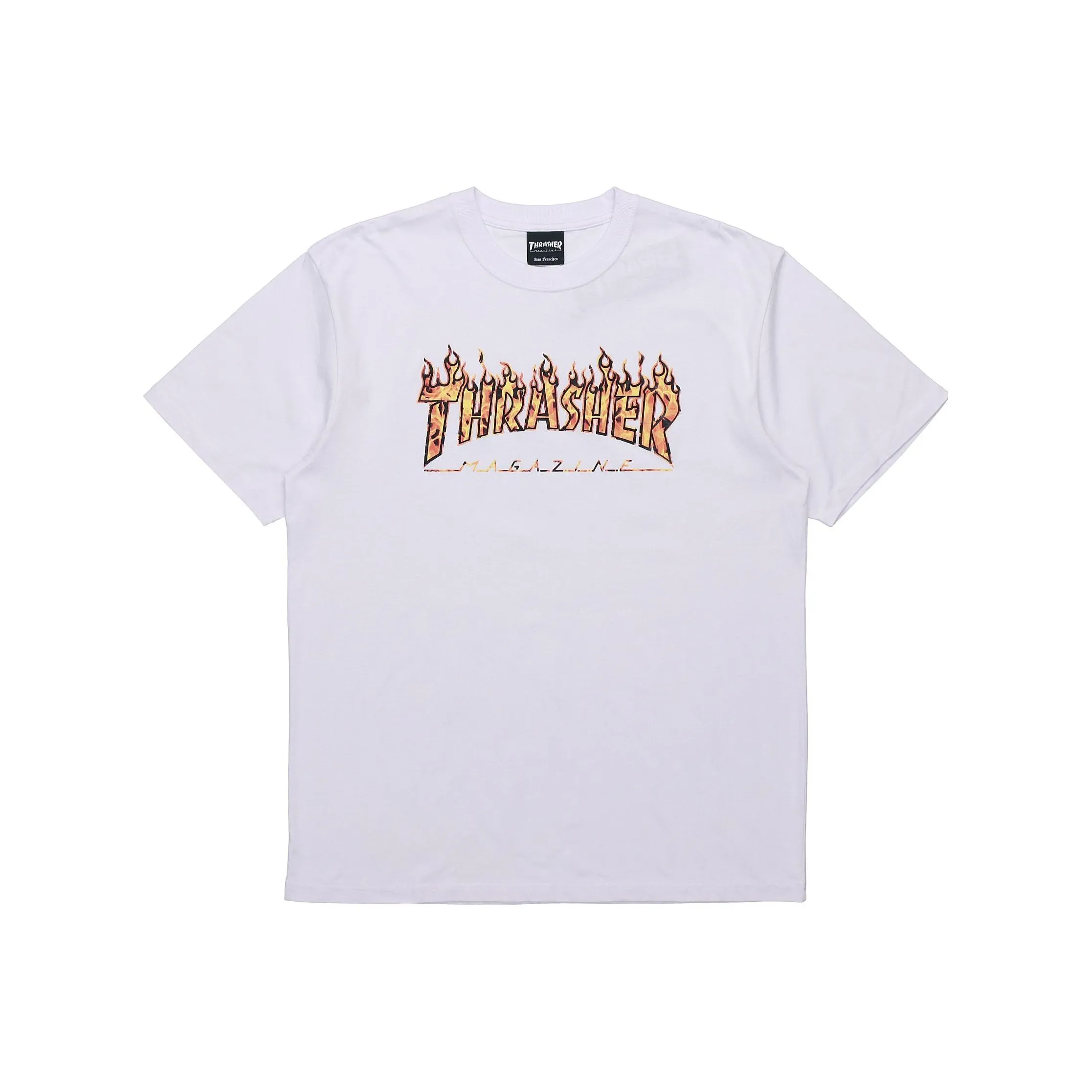 Thrasher T-Shirt Унисекс Белый Японская Версия