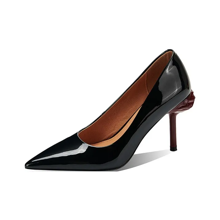 QUICHESHOES Slim Heel High Heels Women's