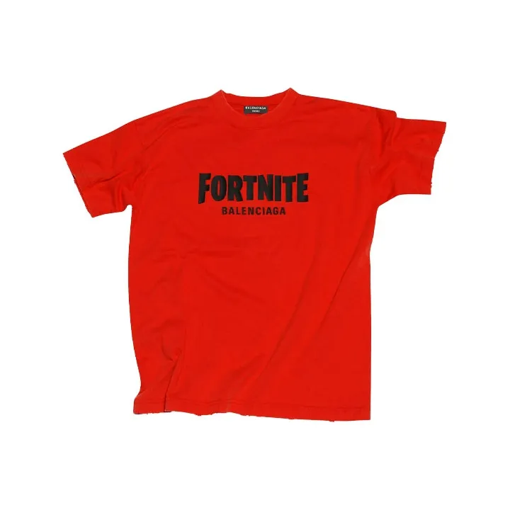 Balenciaga Red Men's T-Shirts Баленсиага Красные Мужские Футболки