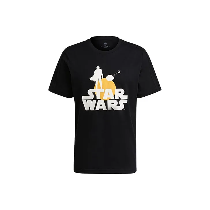 Adidas X STAR WARS T Shirts Saint Men Black