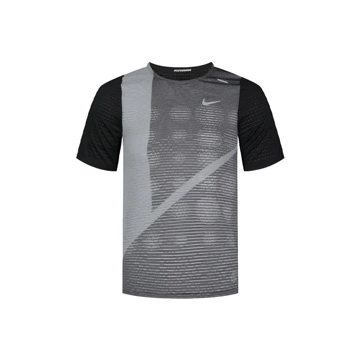 Nike T-Shirt Men's Black Gray Color