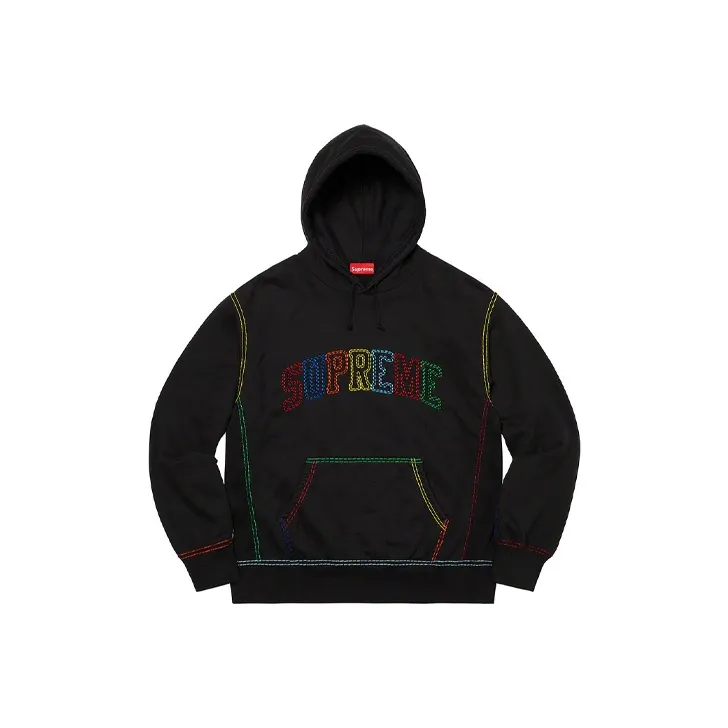 Supreme Big Stitch Hooded Sweatshirt