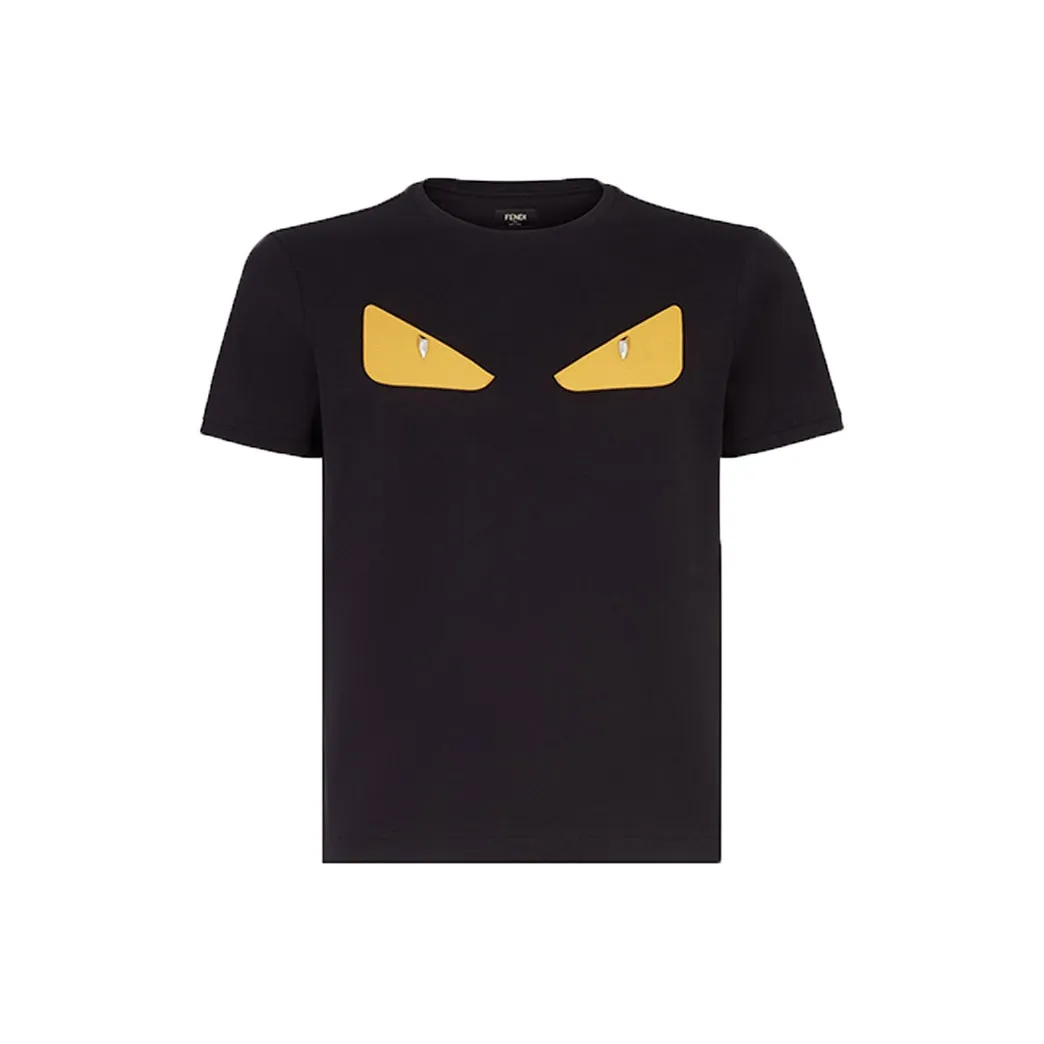 Fendi Черные Мужские T-Рубашки