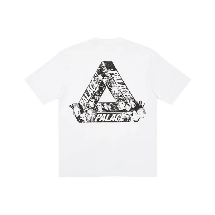 PALACE Короткий рукав T-рубашки унисекс белый