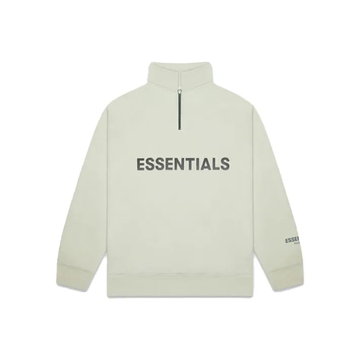 Fear Of God Essentials Sweatshirt Unisex Gray Green