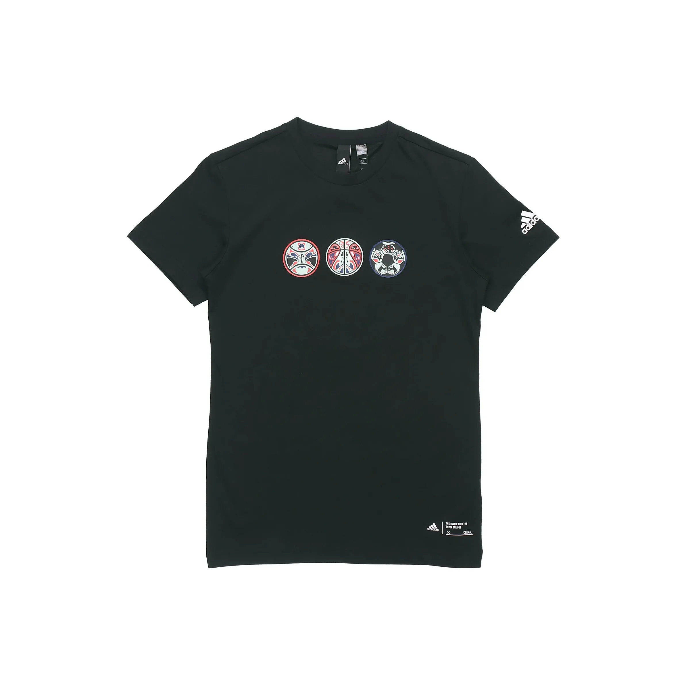 Adidas Мужские черные футболки