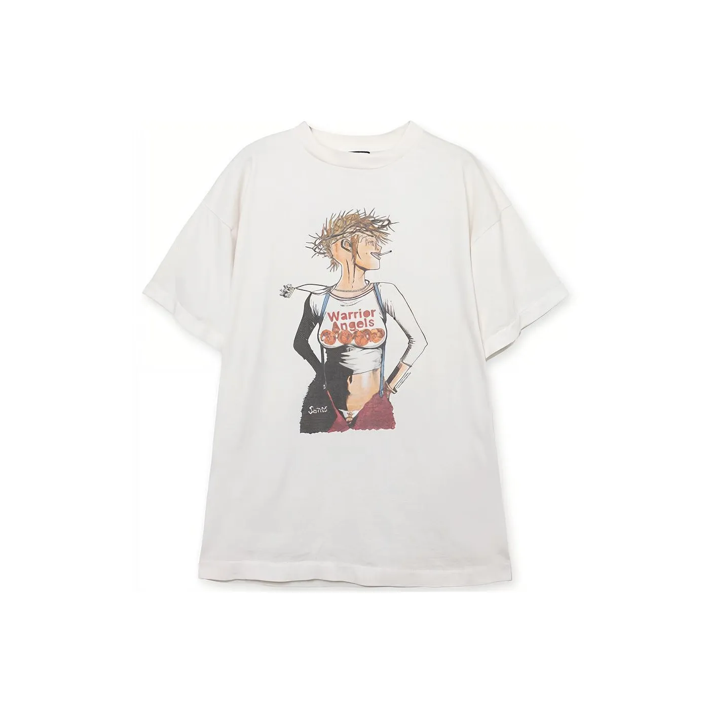 SAINT Mxxxxxx Белая Мужская T-рубашка