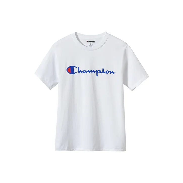 Champion Classic Graphic T Shirt   Script Logo