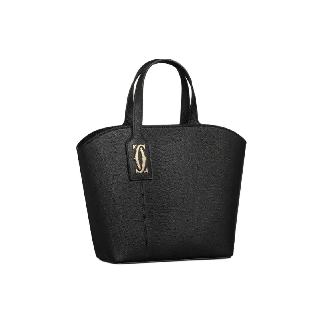 CARTIER Calfskin Tote Bag, Shopping Bag, Shoulder Bag, Crossbody Bag, Handbag Mini Women's Black