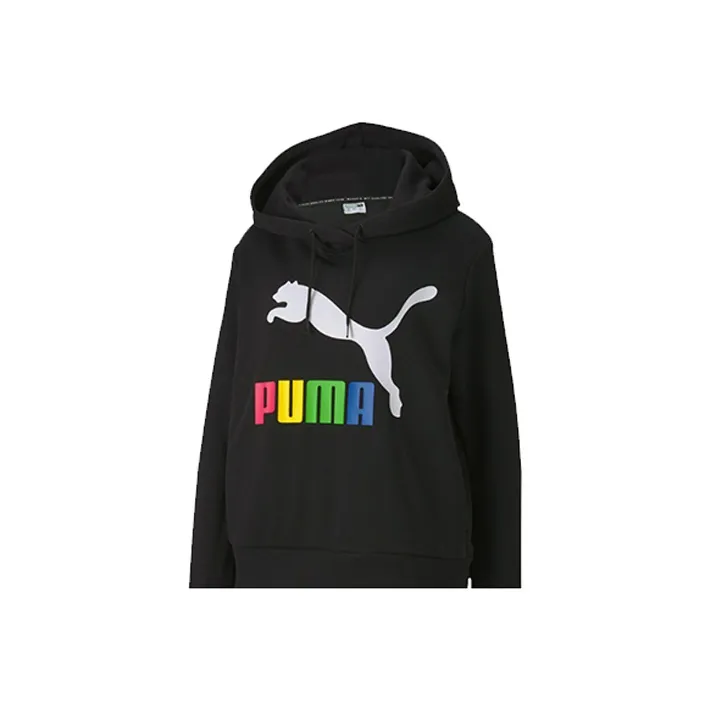 PUMA CLASSICS Черные Женские Свитшоты