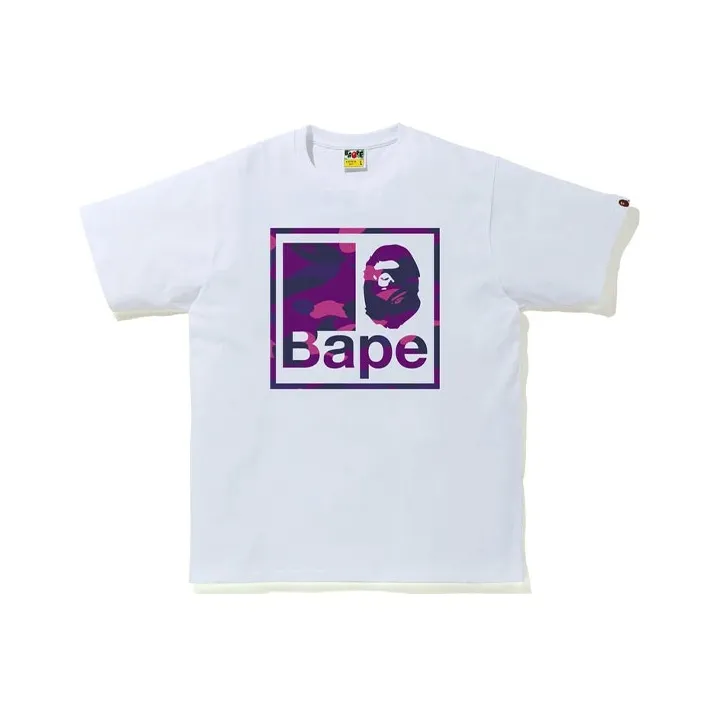 Bape Gradation Camo Bape Quadrangle Tee