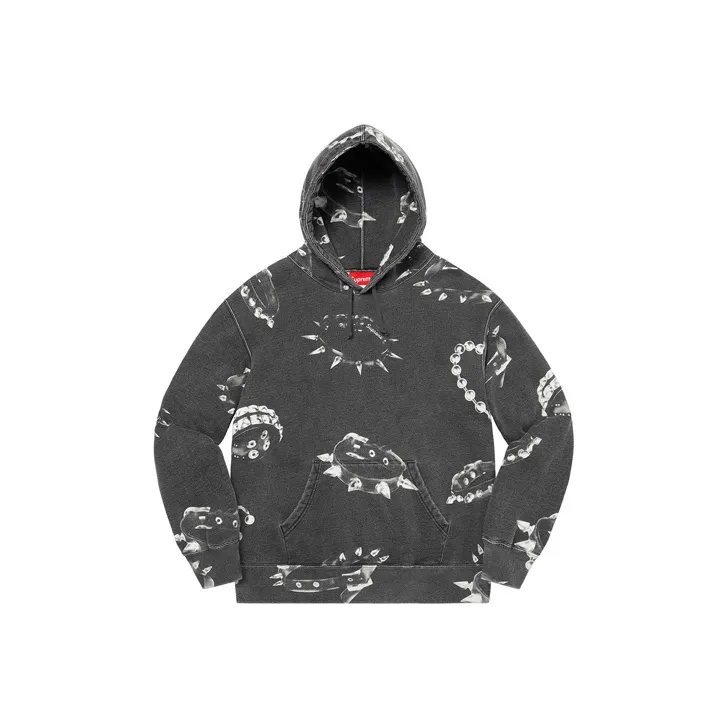 Supreme Studded Collars Hooded Sweatshirt