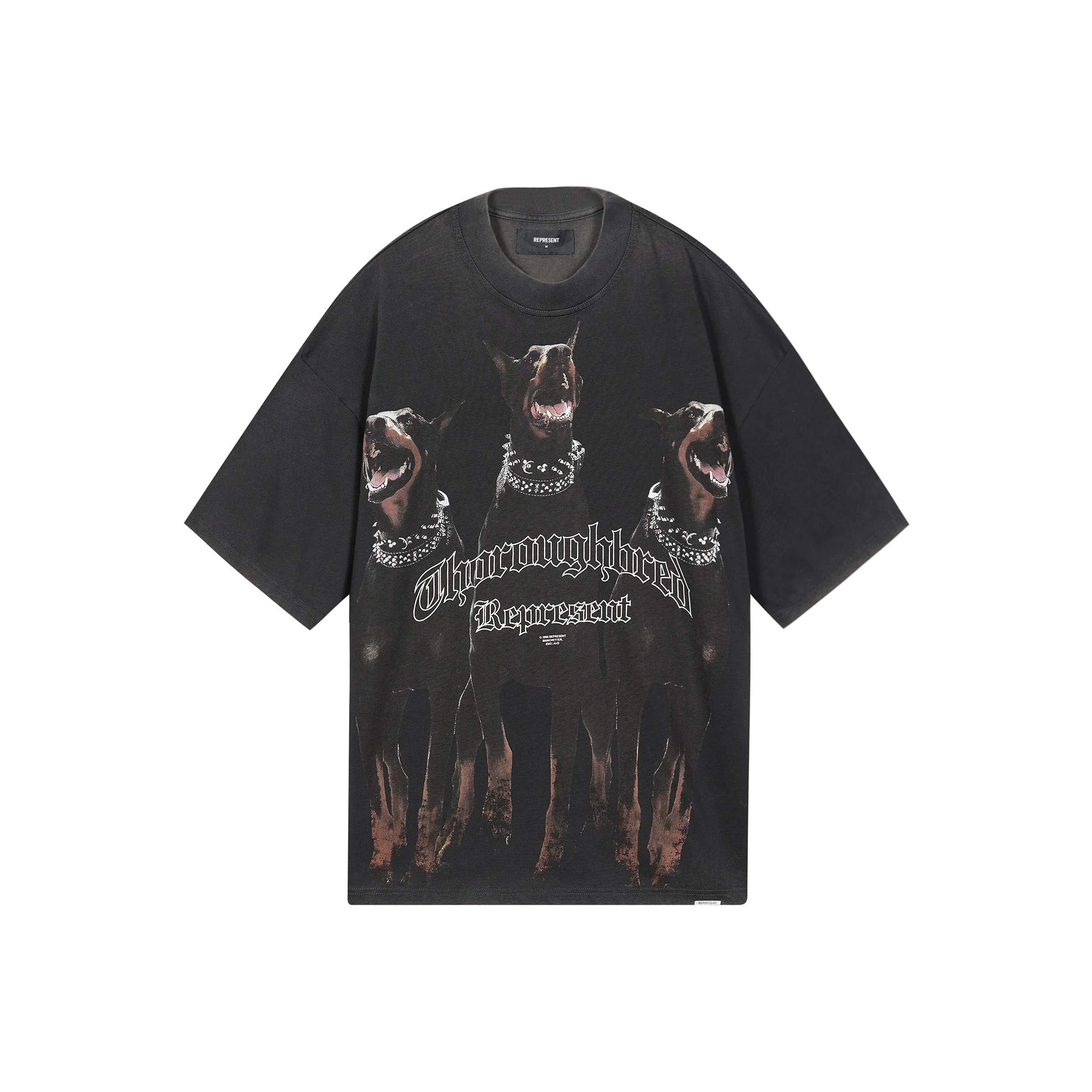 REPRESENT Thoroughbred T-Shirt Vintage Black