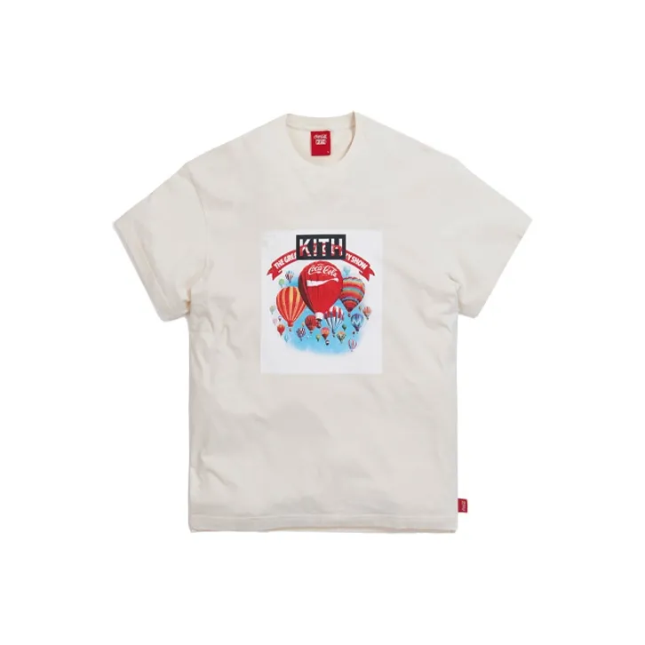 Kith Слоновая кость Унисекс Футболка