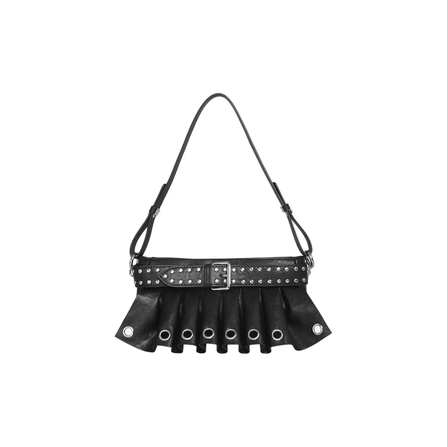 Kikawa Card Сумка через плечо из синтетической кожи среднего размера женская черная виноградный фиолетовый